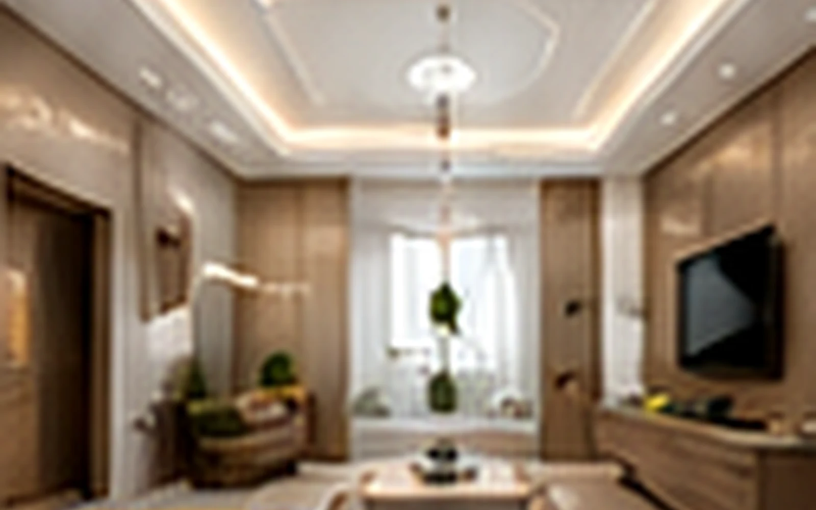 Executive office interior finishing