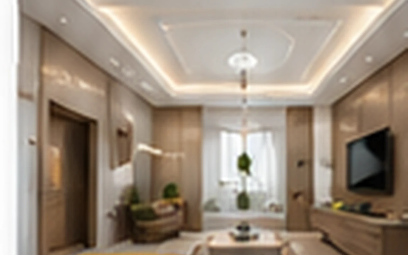 Residential interior finishing works
