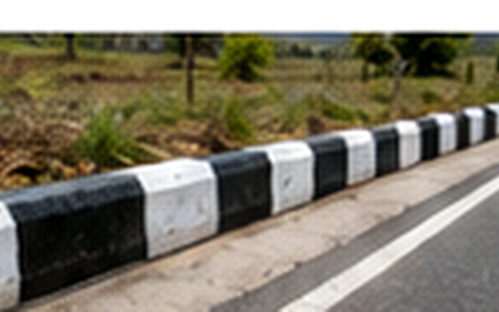 Kerb marking and road furniture works