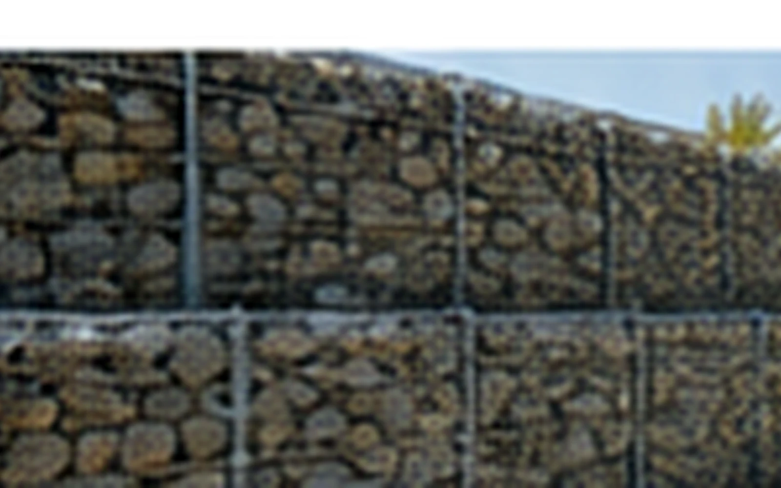 Slope protection and gabion retaining works